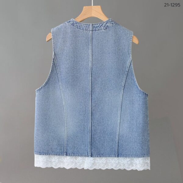 21-1295 (8) เสื้อยีนส์แขนกุด