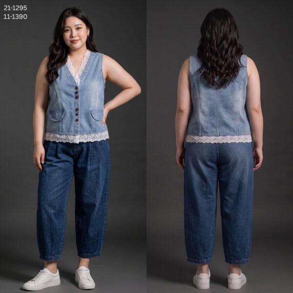 เสื้อยีนส์แขนกุด