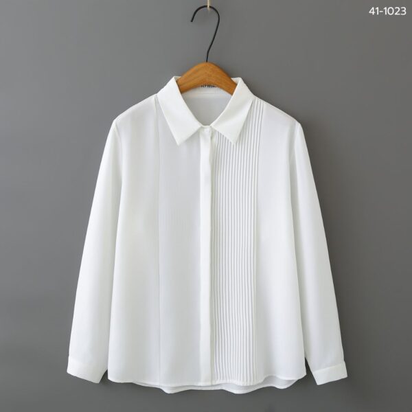 41-1023 (1) เสื้อเชิ้ตทำงานแขนยาว