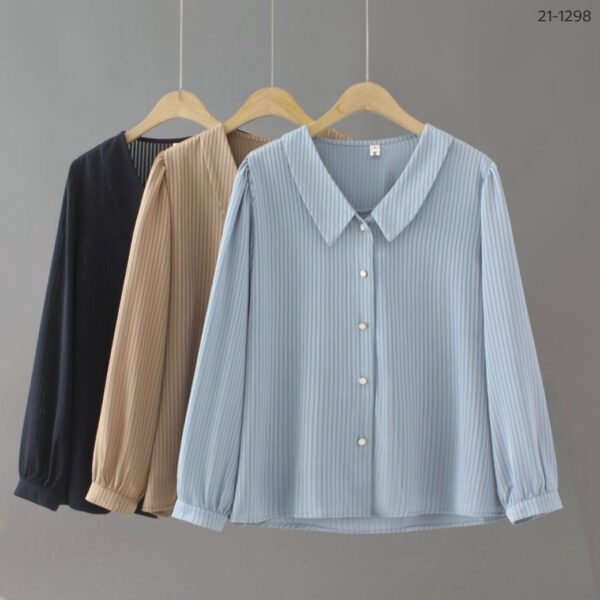 21-1298 (1) เสื้อแขนยาวแขนตุ๊กตา