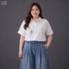 21-1299 (1) เสื้อเชิ้ตแขนล้ำคอปก