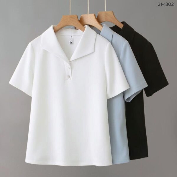 เสื้อยืดคอปกแขนสั้น