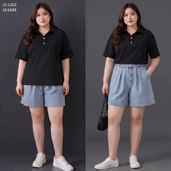 เสื้อยืดคอปกแขนสั้น
