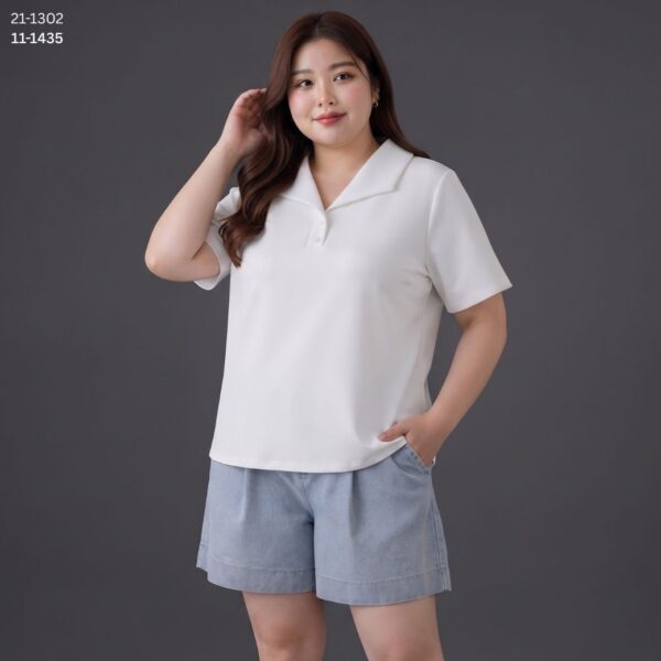 เสื้อยืดคอปกแขนสั้น