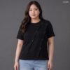 21-1304 (2) เสื้อคอกลมแต่งลายจีบ