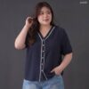 เสื้อลำลองคอวี