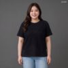 21-1307 (3) เสื้อยืดคอกลมแต่งผ้าตาข่าย