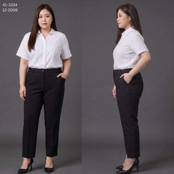 41-1024 (5) เสื้อเชิ๊ตแขนสั้น