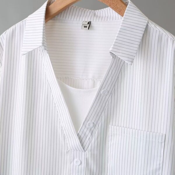 41-1025 (5) เสื้อคอวีแขนยาว