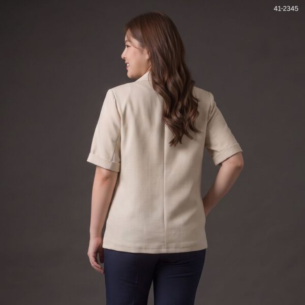 41-2345 (1) เสื้อคลุมทำงาน แขนสามส่วน