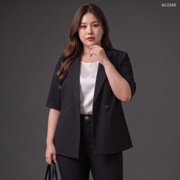 41-2345 (2) เสื้อคลุมทำงาน แขนสามส่วน
