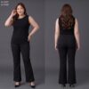 41-3007+12-2049 (1) เสื้อแขนกุดปักมุกขาวล้วน