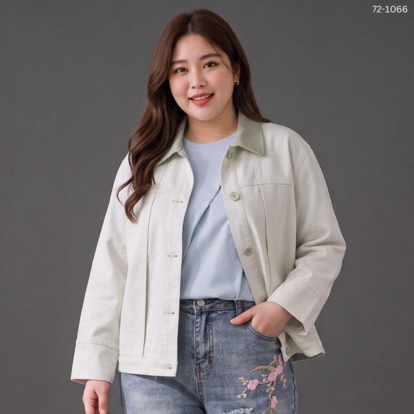 72-1066 (1) เสื้อคลุมสีพาสเทล