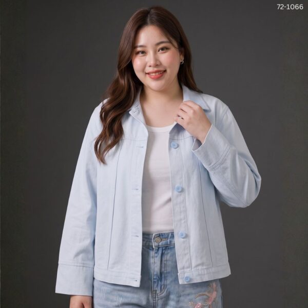 72-1066 (3) เสื้อคลุมสีพาสเทล