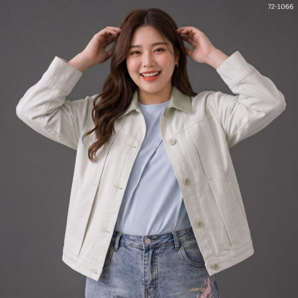 72-1066 (5) เสื้อคลุมสีพาสเทล